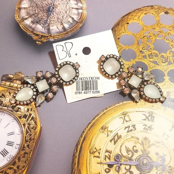 NWT Nordstrom BP Long Statement Earrings - Picture 2 of 5